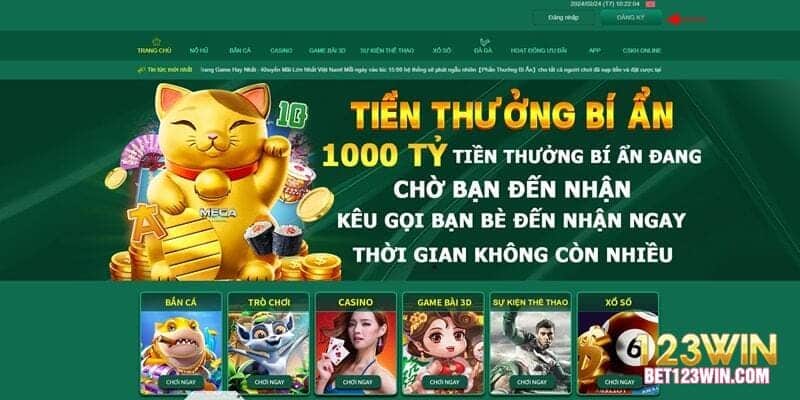 hướng dẫn đăng ký 123WIN