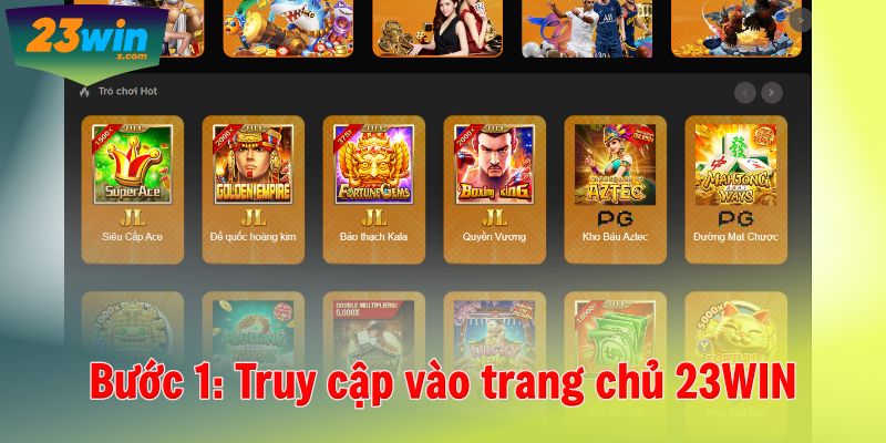 hướng dẫn đăng ký 23WIN